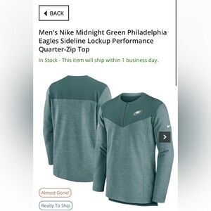 Philadelphia Eagles NFL quarter zip